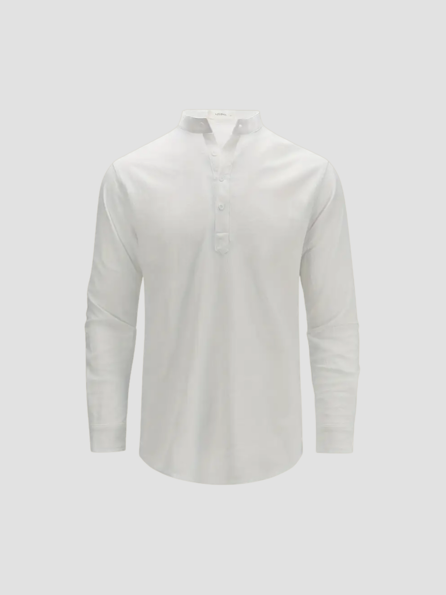 DORADO | CAMISETA HENLEY LARGA | ESTILO CASUAL-ELEGANTE