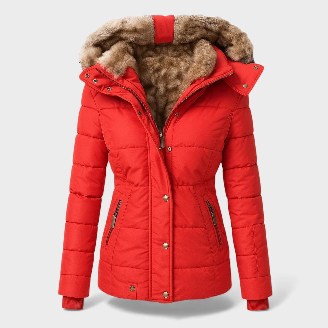 Alba™ | Abrigo con forro de pelo + Bufanda de REGALO