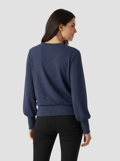 DACIO | TOP DE PUNTO ELÁSTICO CON SOPORTE – LÍNEAS LIMPIAS Y FACILIDAD COTIDIANA