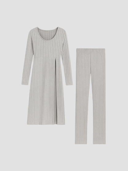 ALONDRA | CONJUNTO DE MUJER DE PUNTO SUAVE – CONFORT Y DISTINCIÓN SIN ESFUERZO