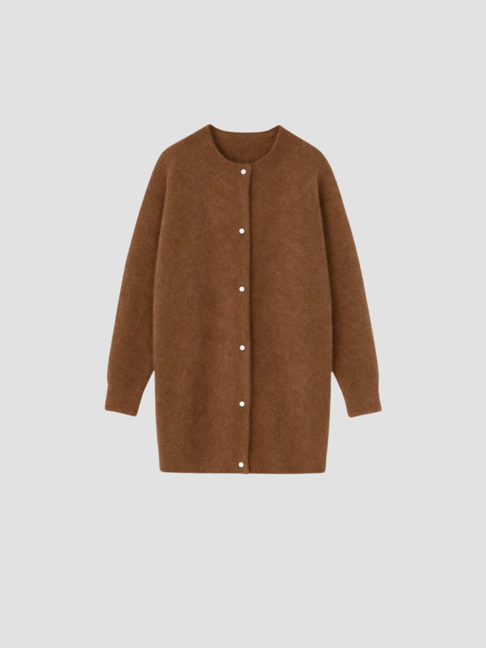 AMARANTA | CÁRDIGAN LARGO DE PUNTO – ELEGANCIA RELAJADA Y VERSÁTIL