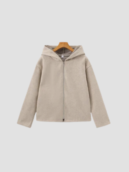 CATALINA | SUDADERA CON CREMALLERA | CORTE RELAJADO Y ATEMPORAL