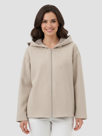 CATALINA | SUDADERA CON CREMALLERA | CORTE RELAJADO Y ATEMPORAL