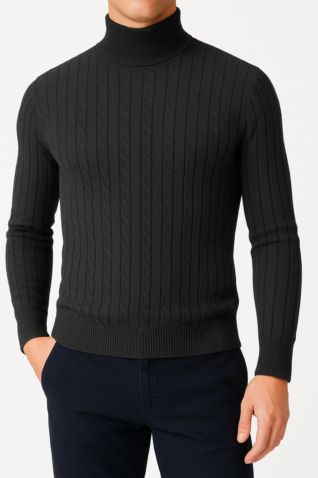 ENEKO | SUÉTER DE CUELLO ALTO | CALIDEZ Y ESTILO CONTEMPORÁNEO