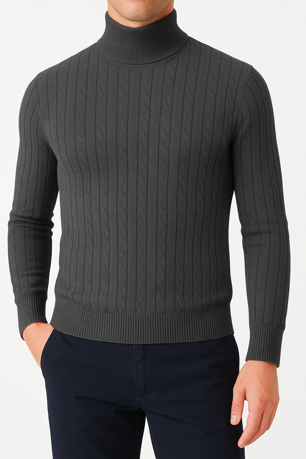 ENEKO | SUÉTER DE CUELLO ALTO | CALIDEZ Y ESTILO CONTEMPORÁNEO