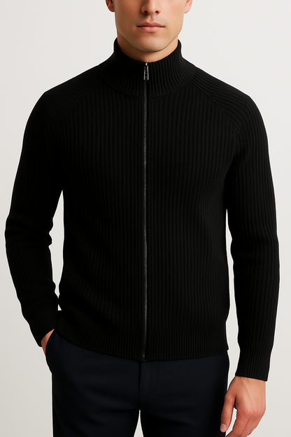 MAURICIO | CÁRDIGAN DE HOMBRE | CREMALLERA EN CACHEMIRA