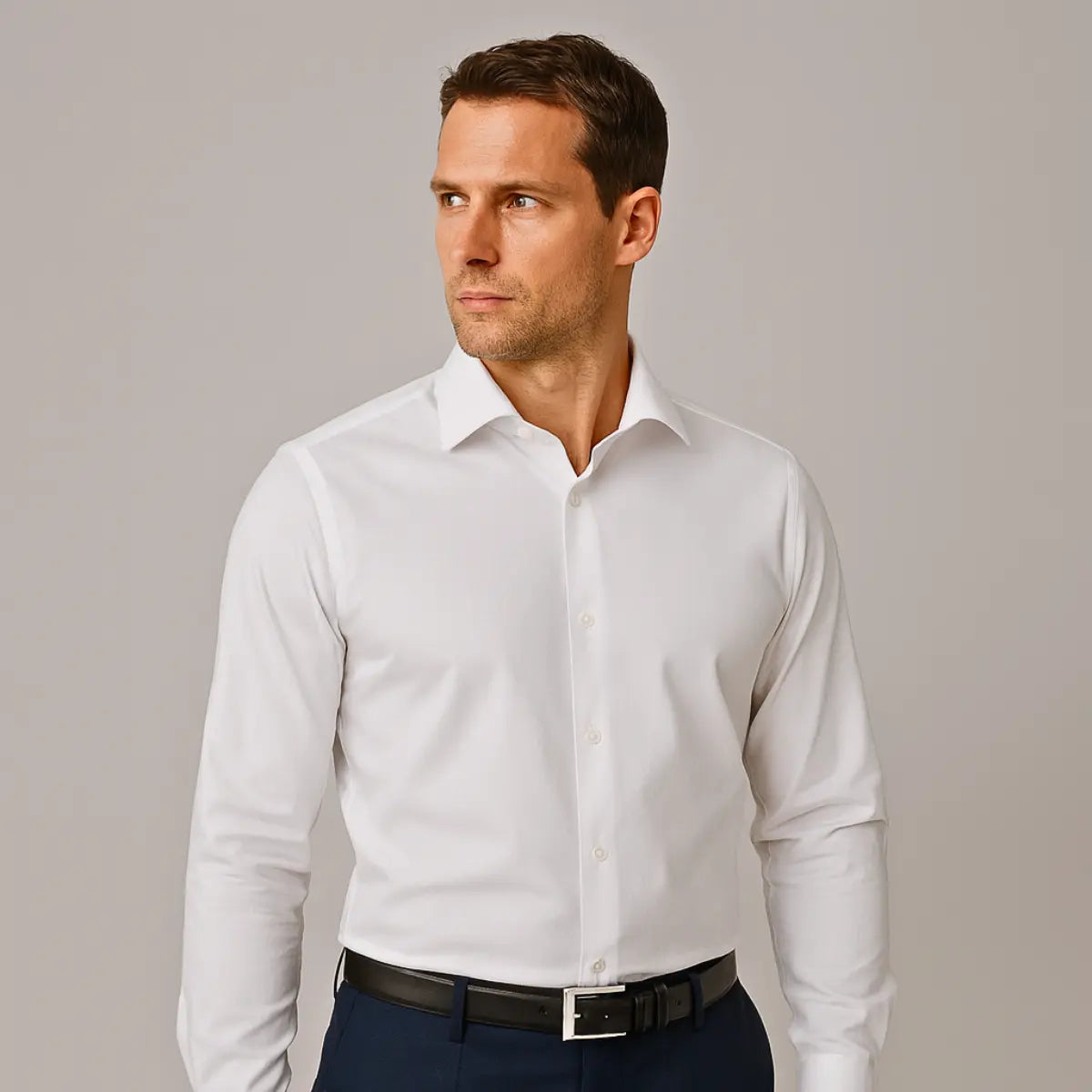 Camisa Elástica Siempre Impecable – Sin Arrugas, Sin Manchas (1+1 GRATIS)