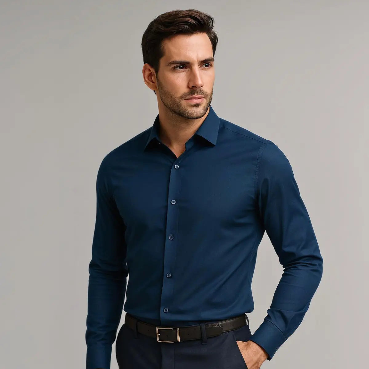 Camisa Elástica Siempre Impecable – Sin Arrugas, Sin Manchas (1+1 GRATIS)