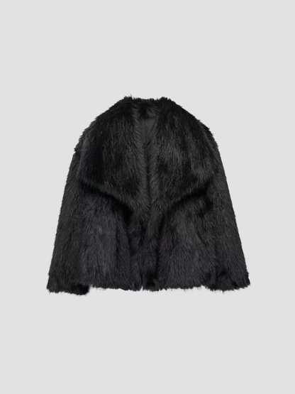 EVELINA | CHAQUETA DE PELUCHE – LUJO CONTEMPORÁNEO Y CALIDEZ SOFISTICADA