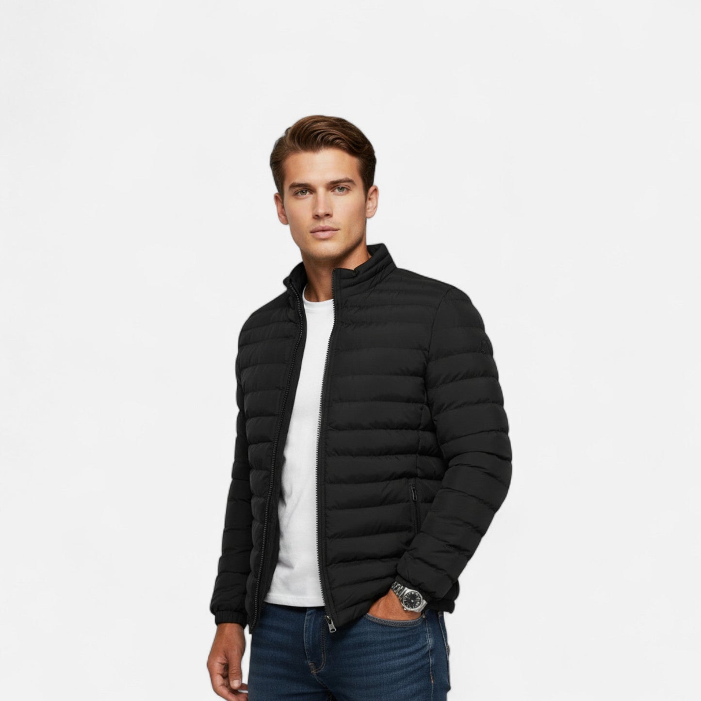 Chaqueta Hombre Invierno Acolchada Puffer