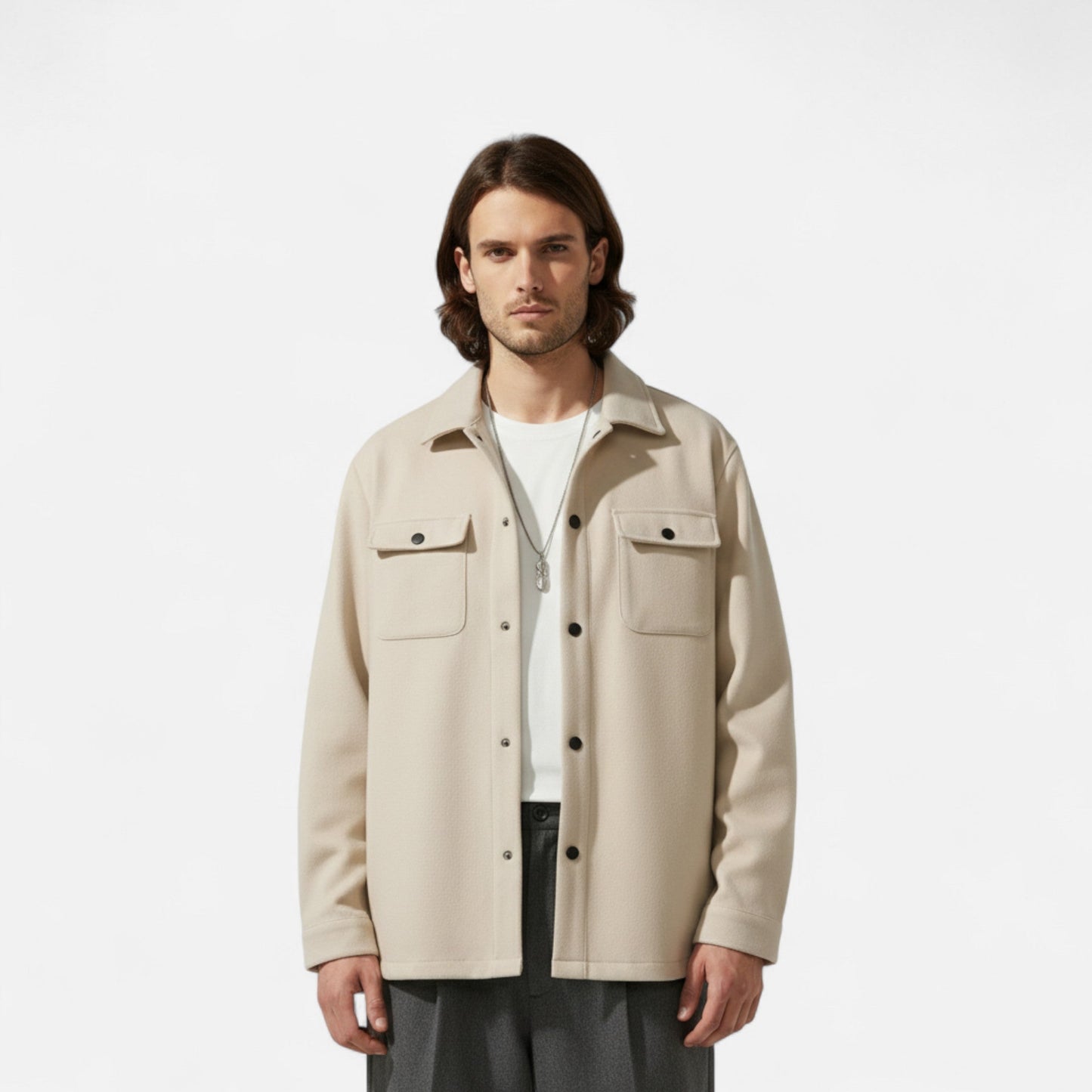 Chaqueta Tweed Hombre Estilo Clásico