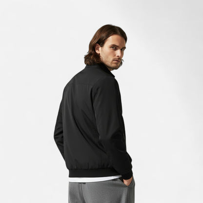 Chaqueta Ligera Hombre Cremallera Cuello Alto