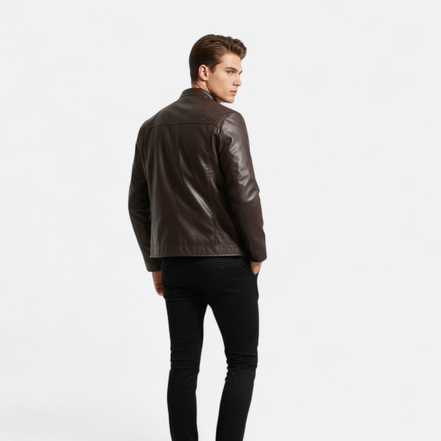 Chaqueta de Piel Atemporal para Hombre