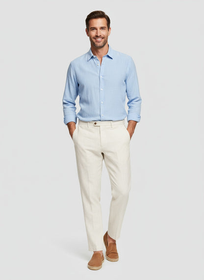 TOMÁS | PANTALÓN DE HOMBRE – ESTILO ATEMPORAL CON SOFISTICACIÓN NATURAL