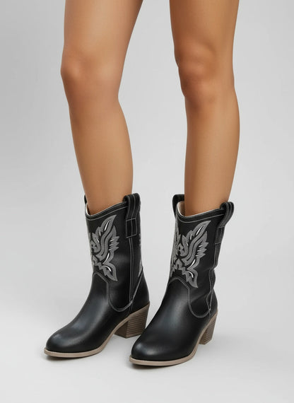 ZARELA | BOTAS WESTERN DE MUJER – ESTILO ICÓNICO Y DETALLE ARTESANAL