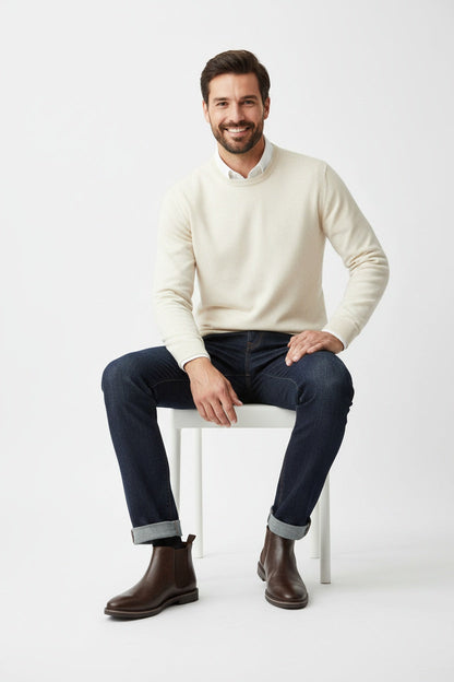 ELIANO | BOTINES DE PIEL PARA HOMBRE – ELEGANCIA ATEMPORAL Y CONFORT MODERNO