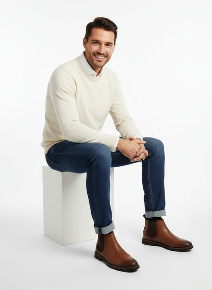 ELIANO | BOTINES DE PIEL PARA HOMBRE – ELEGANCIA ATEMPORAL Y CONFORT MODERNO