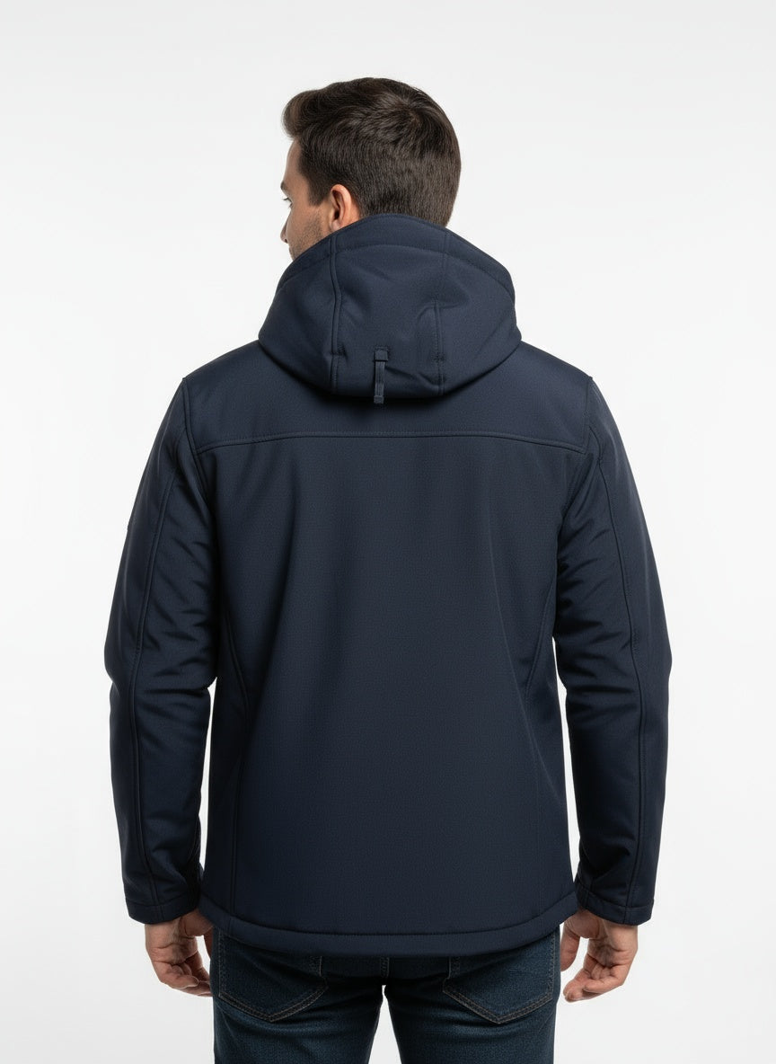 LUAN | CHAQUETA IMPERMEABLE DE HOMBRE – FUNCIONALIDAD MODERNA Y DISEÑO CONTEMPORÁNEO