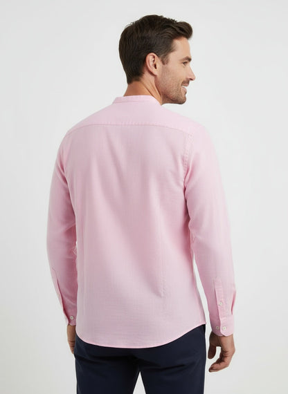 DORADO | CAMISETA HENLEY LARGA | ESTILO CASUAL-ELEGANTE