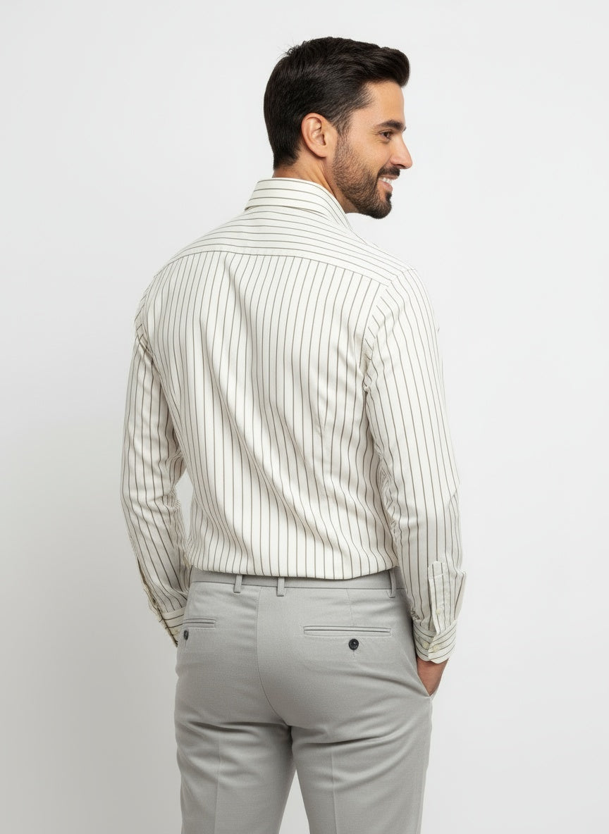 BASTIAN | CAMISA DE RAYAS | ELEGANCIA CLÁSICA
