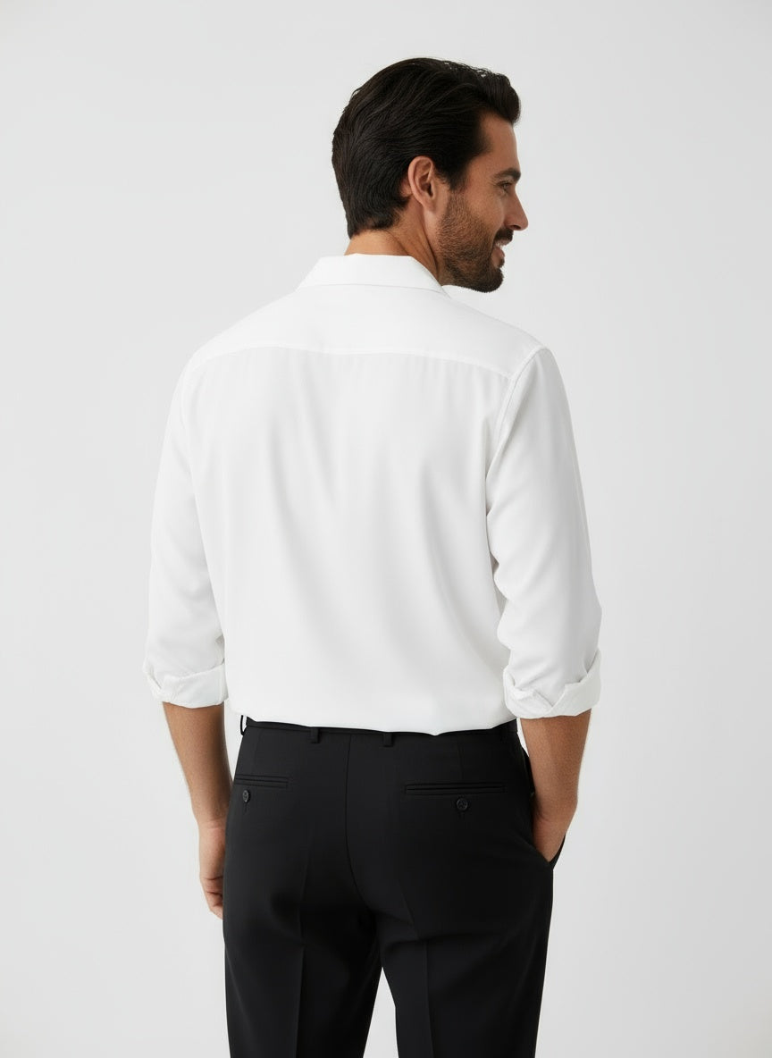 OLIVER | CAMISA CUELLO ABIERTO | LOOK MODERNO Y FRESCO