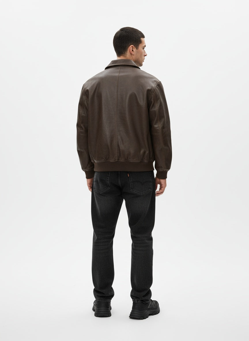 CABRERA | CAZADORA DE PIEL | LOOK CLÁSICO Y MODERNO