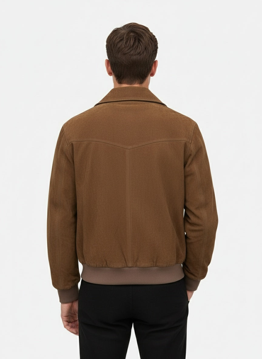ERASMO | CHAQUETA BOMBER DE HOMBRE – ESTILO ATEMPORAL Y COMODIDAD SOFISTICADA