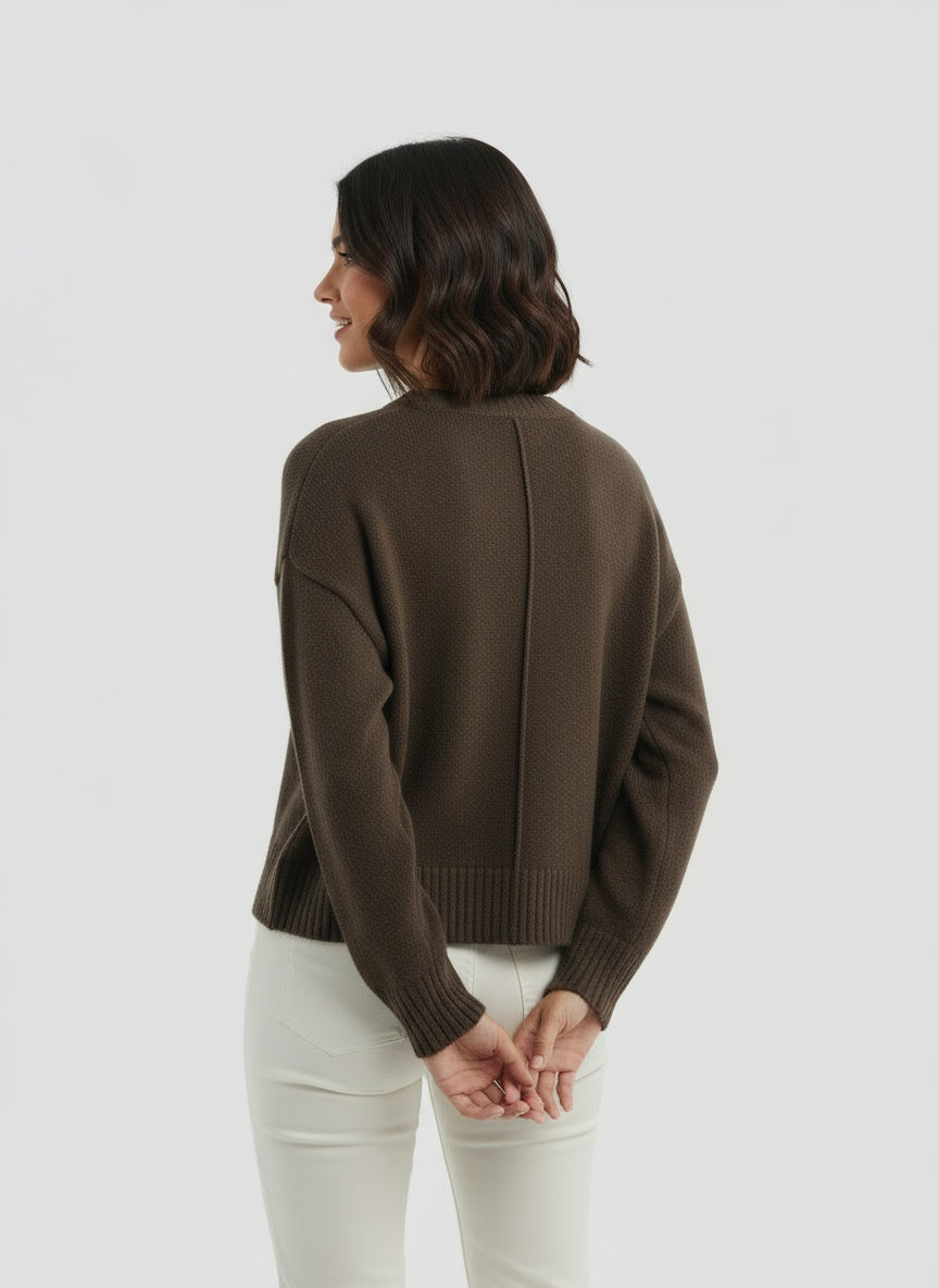 AMELDA | JERSEY DE MUJER – CONFORT CÁLIDO Y ESTILO MINIMALISTA