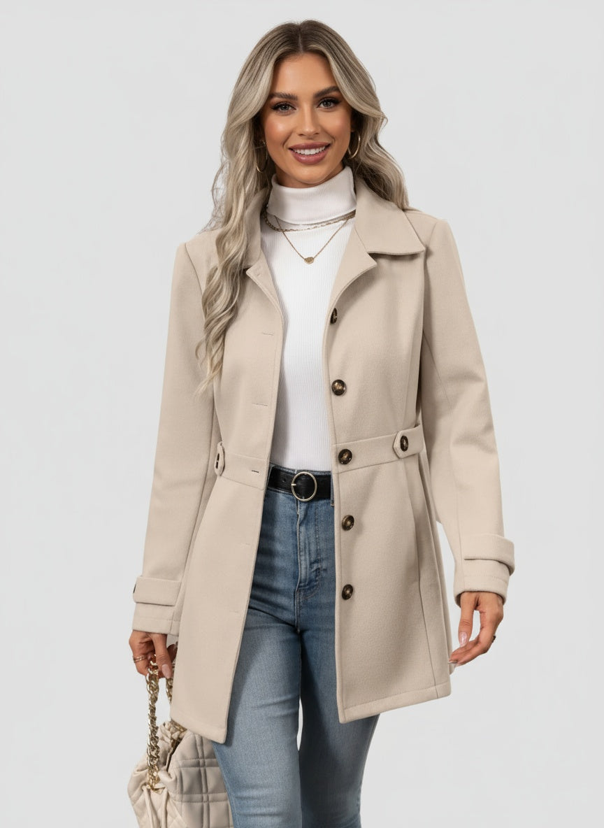 LUNARA | ABRIGO CLÁSICO DE MUJER – MODERNIDAD, CONFIANZA Y ESTILO DURADERO