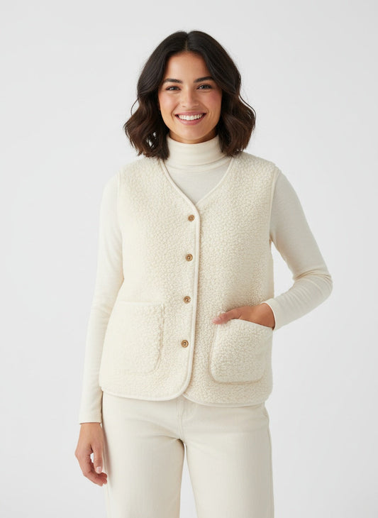 EULALIA | CHALECO DE LANA | CALIDEZ LIGERA Y ESTILO ATEMPORAL