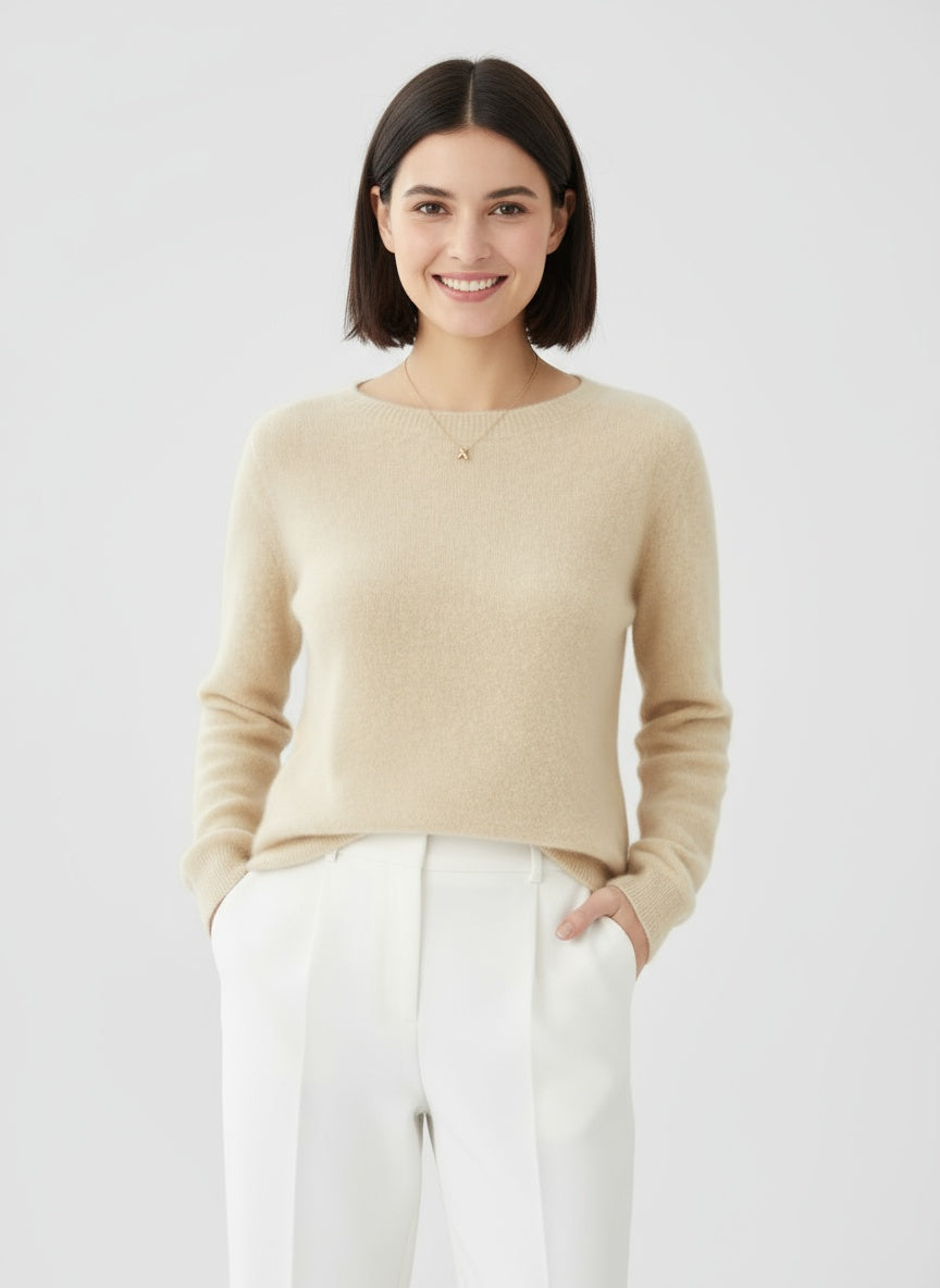 ELIANA | SUÉTER DE PUNTO PARA MUJER – SUAVIDAD CLÁSICA Y VERSATILIDAD COTIDIANA