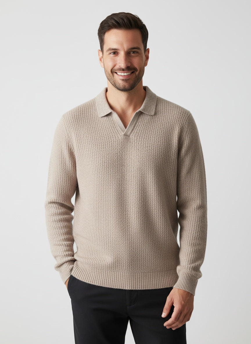 OLIVARES | JERSEY DE PUNTO | CUELLO POLO Y ESTILO CLÁSICO