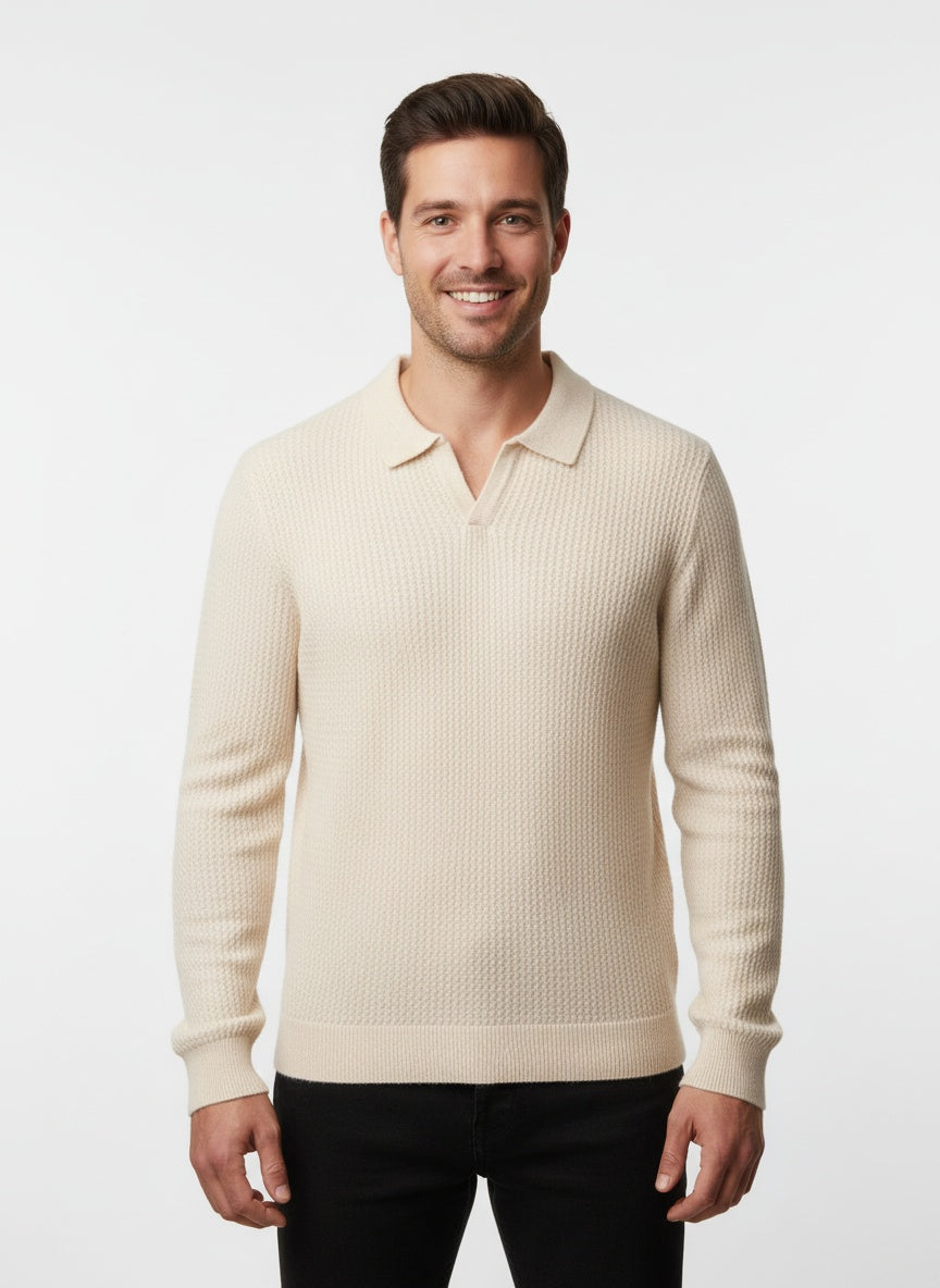 OLIVARES | JERSEY DE PUNTO | CUELLO POLO Y ESTILO CLÁSICO