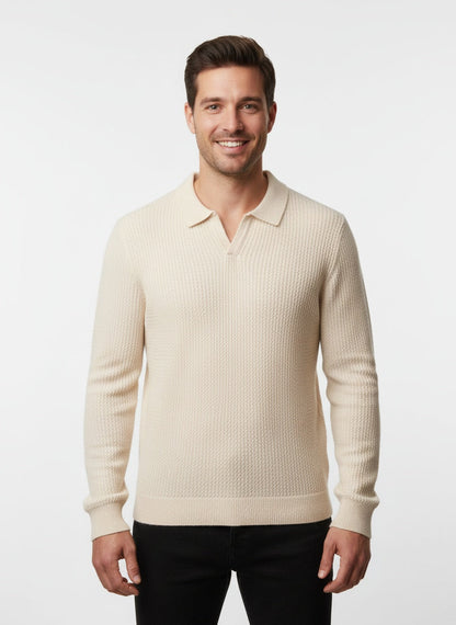 OLIVARES | JERSEY DE PUNTO | CUELLO POLO Y ESTILO CLÁSICO