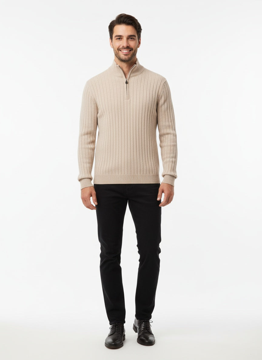 LAUTARO | JERSEY MEDIA CREMALLERA | ESTILO ATEMPORAL Y FUNCIONAL