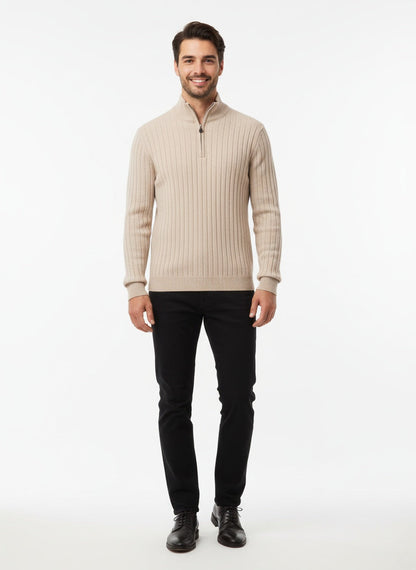 LAUTARO | JERSEY MEDIA CREMALLERA | ESTILO ATEMPORAL Y FUNCIONAL