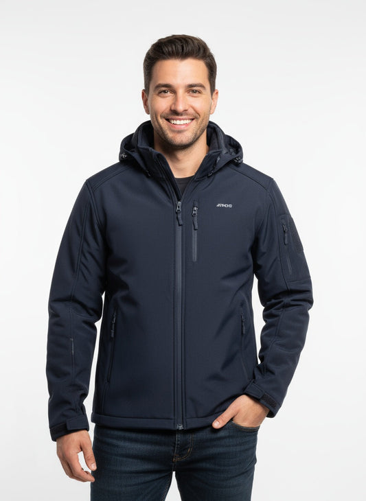 LUAN | CHAQUETA IMPERMEABLE DE HOMBRE – FUNCIONALIDAD MODERNA Y DISEÑO CONTEMPORÁNEO