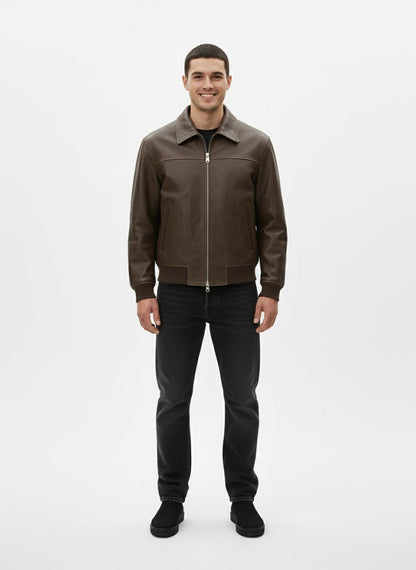 CABRERA | CAZADORA DE PIEL | LOOK CLÁSICO Y MODERNO
