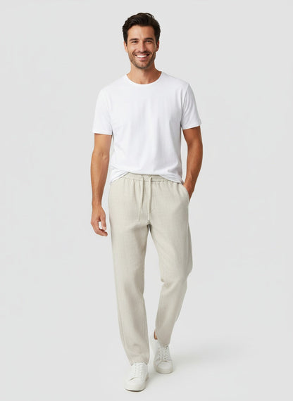 NICOLÁS | PANTALÓN LINO | COMODIDAD Y TOQUE MEDITERRÁNEO