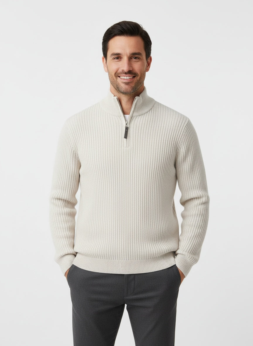 LAUTARO | JERSEY MEDIA CREMALLERA | ESTILO ATEMPORAL Y FUNCIONAL