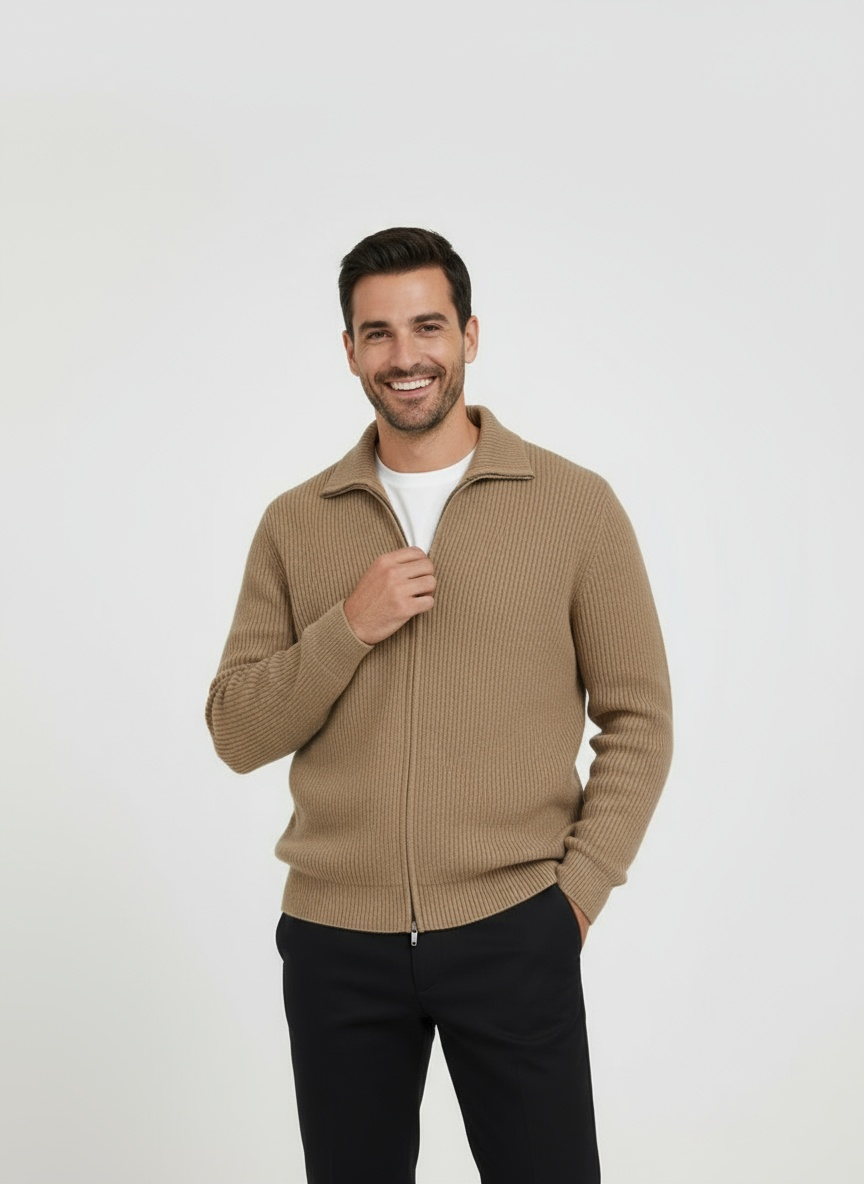 RAIMUNDO | CÁRDIGAN DE HOMBRE – ELEGANCIA RELAJADA CON ESTILO MODERNO