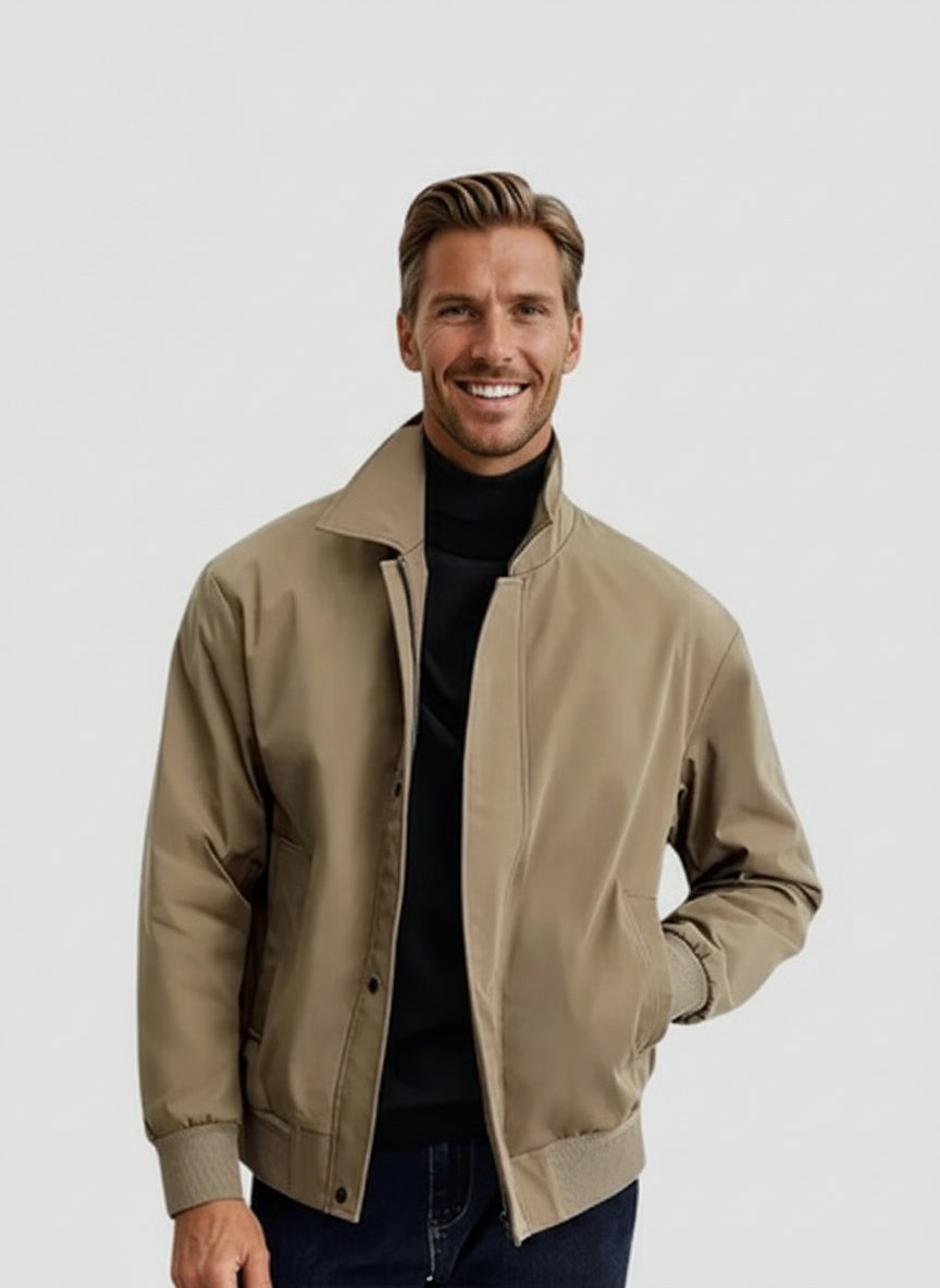 LUCERIO | CHAQUETA DE HOMBRE – MINIMALISMO MODERNO Y ELEGANCIA NATURAL