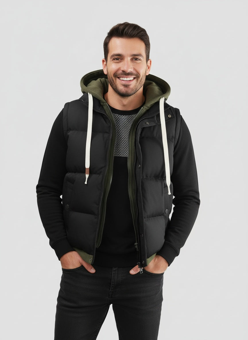 NAZARIO | BODYWARMER DE HOMBRE | ACOLCHADO LIGERO Y FUNCIONAL