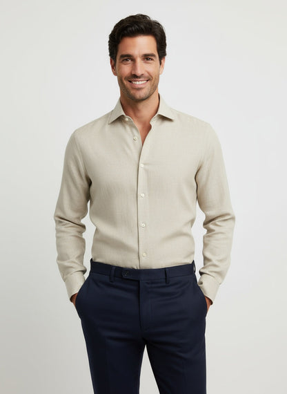 LUCERO | CAMISA LINO-ALGODÓN | ELEGANCIA LIGERA