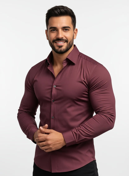 THIAGO | CAMISA ELÁSTICA | ELEGANCIA CONTEMPORÁNEA