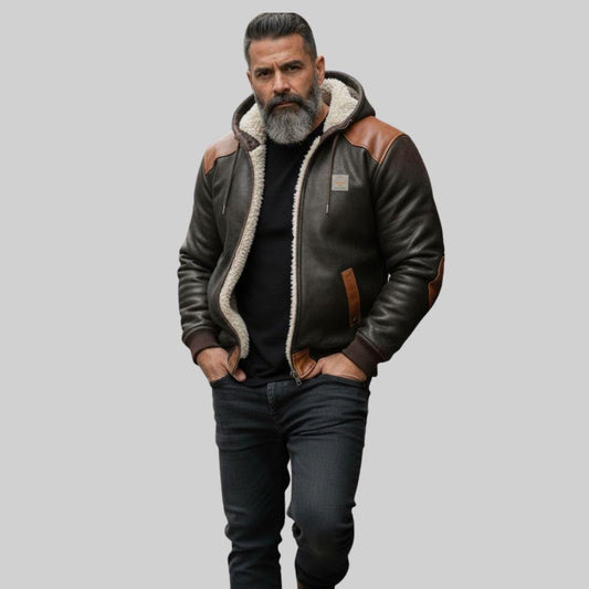 Valenor | Chaqueta Artesanal de Cuero + Guantes de REGALO