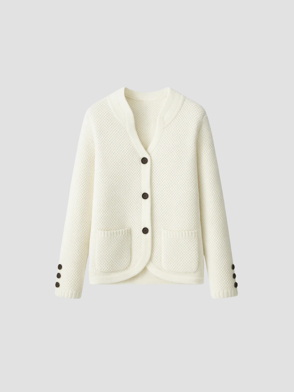 ISOLDA | CÁRDIGAN DE PUNTO PARA MUJER – ESTILO REFINADO Y FUNCIONALIDAD MODERNA