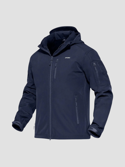 LUAN | CHAQUETA IMPERMEABLE DE HOMBRE – FUNCIONALIDAD MODERNA Y DISEÑO CONTEMPORÁNEO