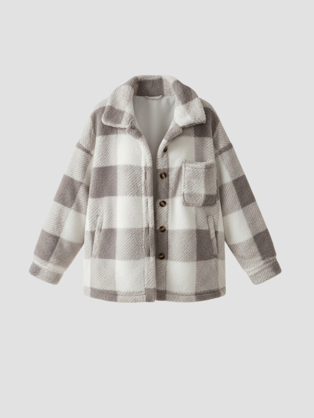 MARVELLA | CHAQUETA DE CUADROS PARA MUJER – COMODIDAD SUAVE Y ESTILO MODERNO