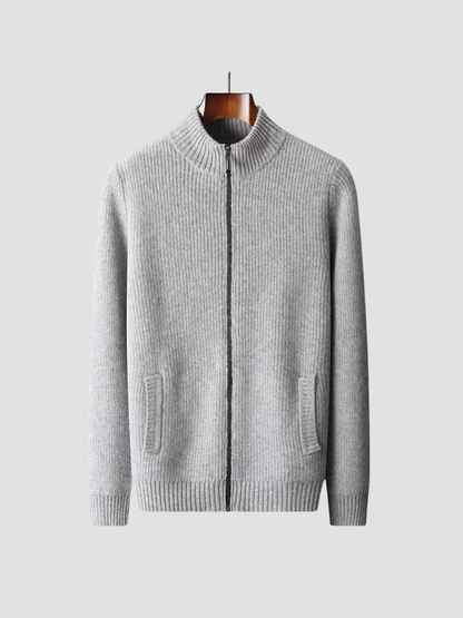 MAURICIO | CÁRDIGAN DE HOMBRE | CREMALLERA EN CACHEMIRA